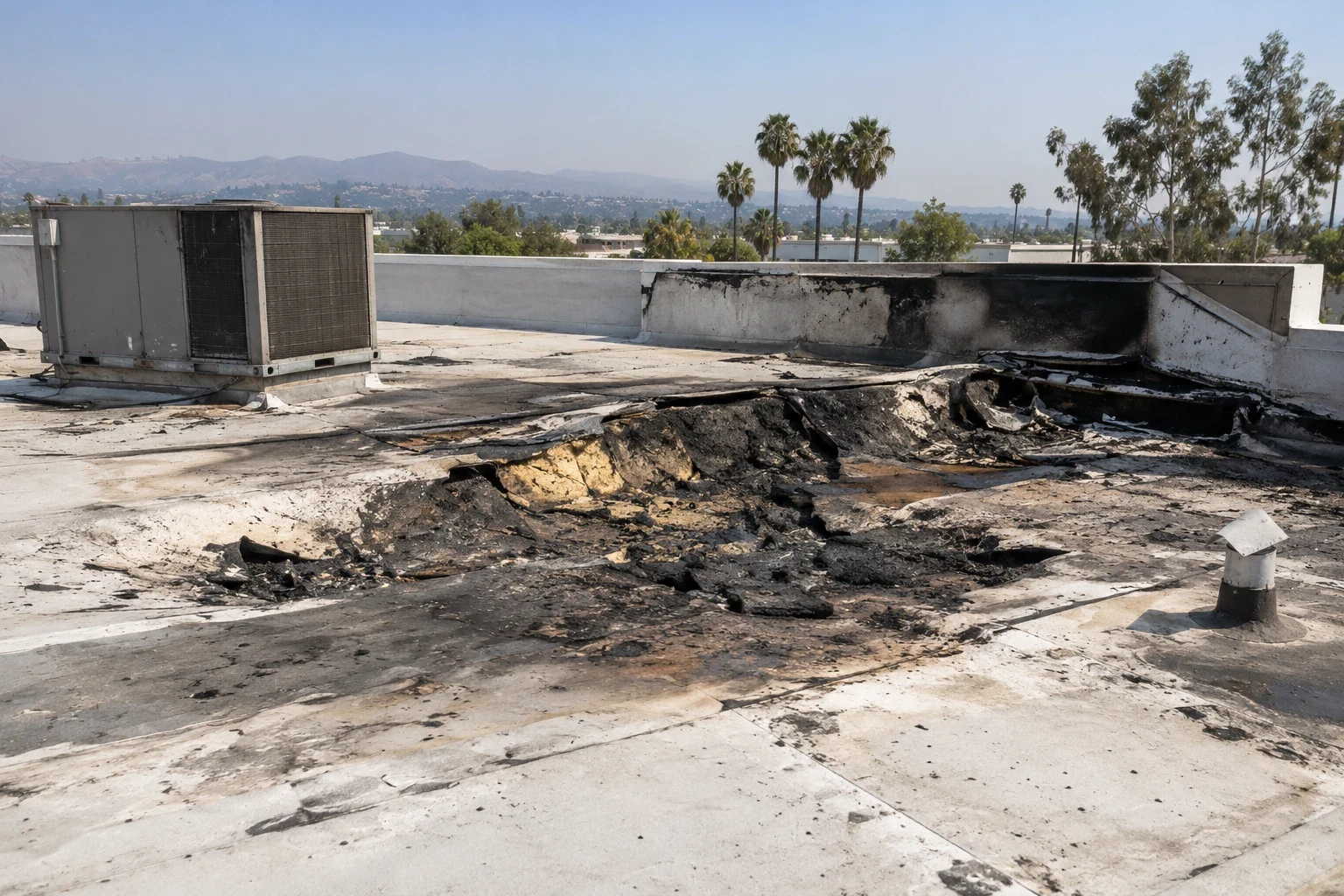 Ponding Water Roof Repair