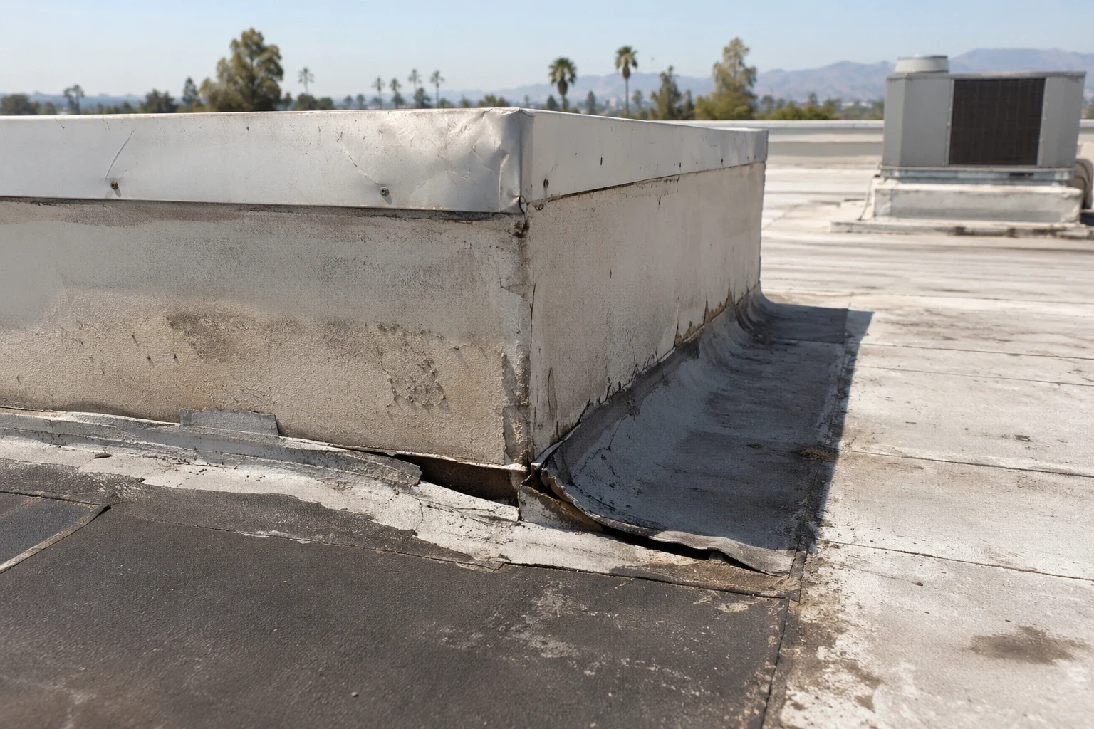 Commercial Roof Membrane Puncture Repair