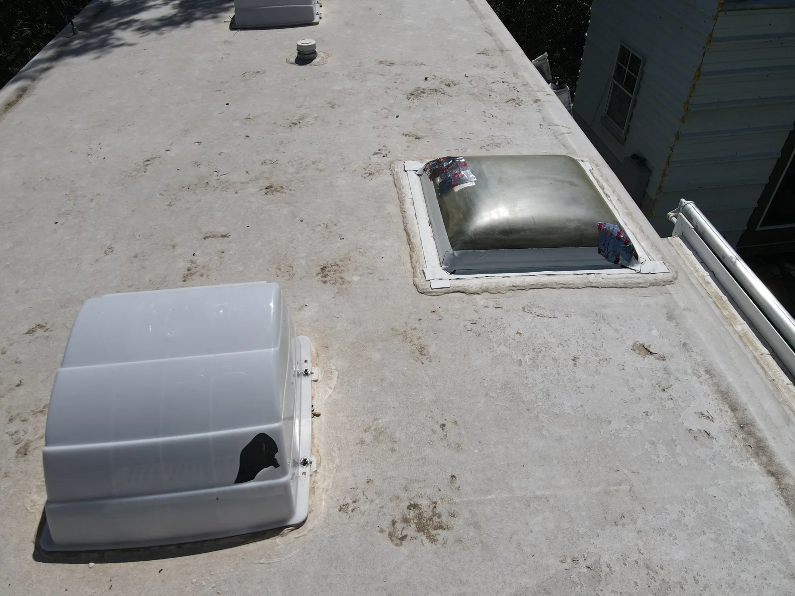 Commercial Roof Membrane Puncture Repair